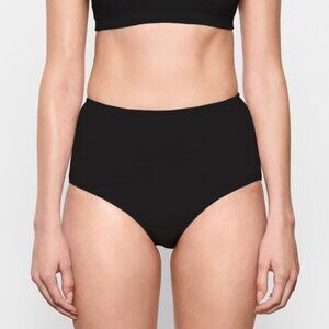 NWT SKIMS Cotton Jersey Full Brief | Soot
